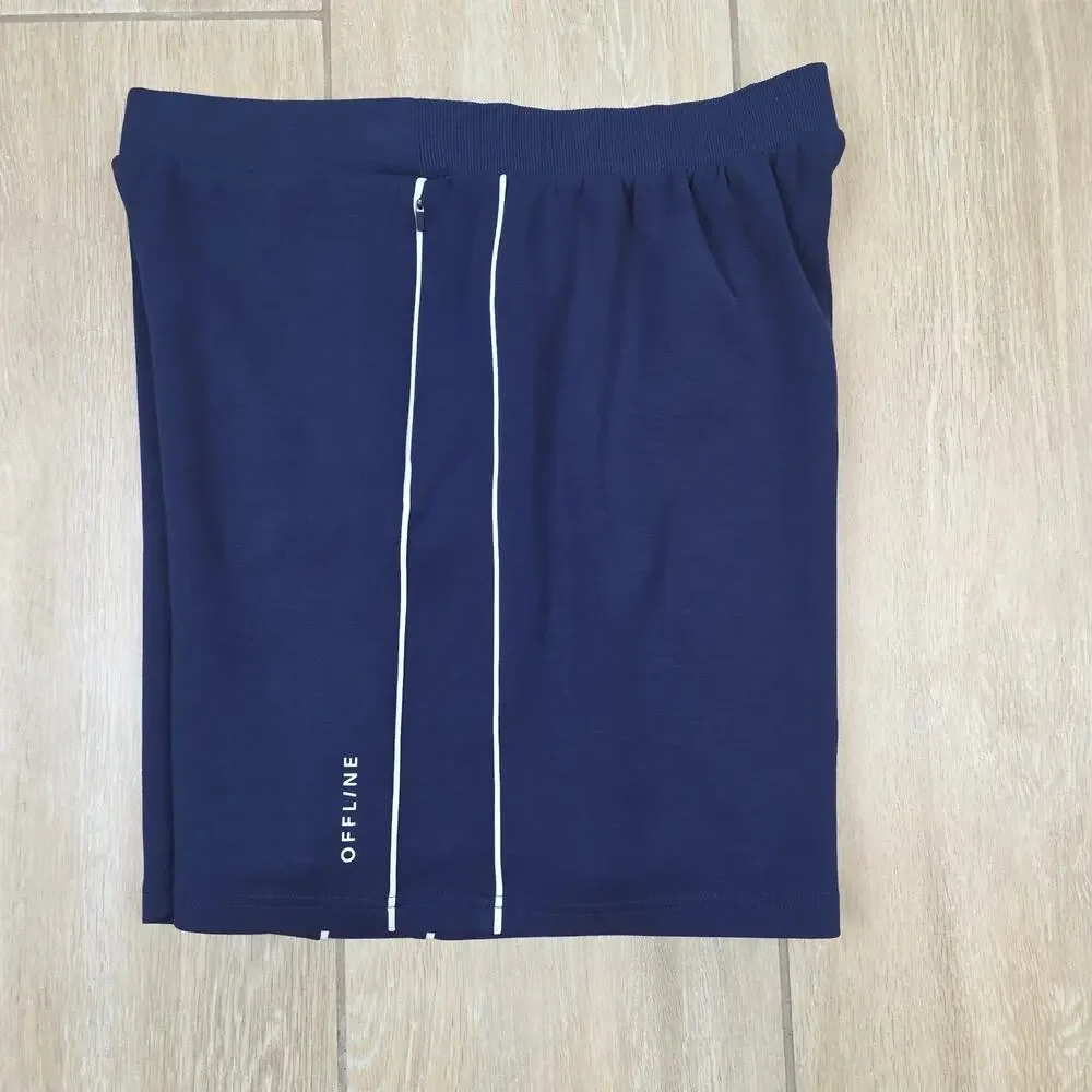 Offline by Aerie Shorts Womens Medium Blue Modal High Rise Lounge Athletic 6.5